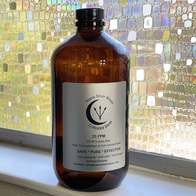 32 oz Amber Glass
25 PPM Colloidal Silver